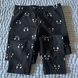 Girls Gymboree Leggings with cat print